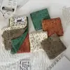 Paño de Limpieza Floral Retro Cocina Almohadilla de Limpieza de Alta Calidad Engrosada Fuerte Descontaminación Toalla Cuadrada Pequeña Toalla de Mano Toalla para Lavar Platos