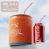 Cubo de basura para uso doméstico, tipo pedal con tapa, contenedor de almacenamiento para sala de estar y dormitorio, papelera para baño, cubo de basura doméstico Coca-Cola, gran capacidad