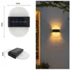 Luzes Solares Externas, Luzes de Parede à Prova d'Água, Luminárias de Mesa para Decoração de Pátio, Jardim e Casa, Luzes de Rua Paisagísticas, Luzes Decorativas de Ambiente