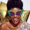 Festa de Máscaras Carnaval Novo Tiara de Paetês Acessórios de Cabelo Pena Tiara Fabricante Atacado
