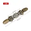 Clipe para Xale Europeu e Americano Retrô Clipe para Suéter Feminino Fivela para Lenço de Seda Cravejada com Diamantes Broche Anti-Exposição Clipe para Gola de Lenço Acessórios de Liga