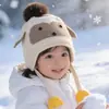 Adorable Gorro de Cerdo para Bebé Invierno Lindo Gorro de Lana para Niños y Niñas Gorro de Punto para Bebé Gorro Caliente para Niños