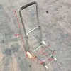 Carrinho Dobrável Robusto de Quatro Rodas para Compras Domésticas Puxar Mercadorias Portátil de Duas Rodas Carrinho para Tubos de Água Bagagem Outros
