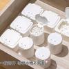 Caja de Almacenamiento de Escritorio para el Hogar con Tapa Almacenamiento a Prueba de Polvo Aguja e Hilo Caja Pequeña Algodón para Maquillaje Palillo de Dientes Horquilla Caja de Almacenamiento