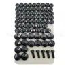Cubierta decorativa electrochapada en negro para motocicleta Harley-Davidson 2007-, tapa de tornillo de plástico ABS para motor