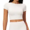 7 Bilhões Novo Estilo Roupas Esportivas de Yoga para Mulheres Emagrecedor Costas Bonitas Manga Curta Top Esportivo Fitness Roupa de Yoga para Mulheres 2551