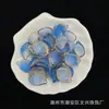 15*22mm Gelatina Dos Tonos Estampado en Caliente Pétalos de Loto Hecho a Mano DIY Accesorios para Joyería Accesorios Suministro de Celebridad de Internet Stock Disponible