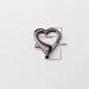 Spot bagagem hardware amor lagosta fivela de metal chaveiro pêssego coração saco fivela coração liga materiais artesanais