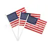 [Fábrica de Banderas] Bandera americana de mano 14*21 bandera pequeña bandera de mano del Día de la Independencia bandera americana pequeña