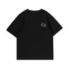 Camiseta unisex de manga corta de seda de leche, nuevo estilo de verano con estampado de gato, mangas caídas, corte holgado, top versátil para pareja