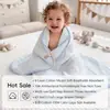 Manta de Gaze Seis Camadas para Bebê Amazon Transfronteiriça Manta Enrolar Recém-Nascido Cobertor para Bebê Recém-Nascido Algodão Bambu Toalha de Banho Macia