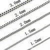 Corrente de elos caixa corrente de metal fina corrente veneziana corrente para pingente joias simples corrente de borla decorativa