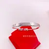 Pulseira de Gelo Picado Prateada Push-Pull Pulseira Feminina Moda Jovem Pulseira Nova Presente Estilo Quente Atacado