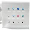 Aleación de titanio ASTMF136, Ópalo Aurora, color caramelo, gelatina de ópalo, pendientes para uñas de lengua, piercings para uñas de labios, joyería