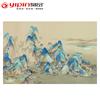 Nuevo Mural de Paisaje Chino Bolso Duro Sala de Estar Pared del Sofá Pantalla de Salón de Banquetes Figura Bordada de Hotel