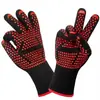 Amazon Temu Luvas Anti-Escaldamento para Churrasco Resistentes a Altas Temperaturas Luvas de Silicone de Camada Dupla Retardantes à Chama para Isolamento de Forno de Assar