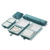 Caja de Joyería Individual Abierta con Broche de Terciopelo de Alta Gama para Anillo, Aretes, Colgante, Pulsera, Embalaje de Joyería, Caja de Regalo