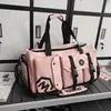 Bolsa de viaje para hombre, mochila de gran capacidad, bolsa de mensajero de viaje, bolsa de equipaje portátil, separación húmeda y seca, bolsa de fitness