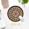 Estilo Étnico Redondo Pequeño Creativo Engrosado Escritorio de Computadora Alfombrilla para Ratón Teclado Oficina Taza Almohadilla de Escritorio Producción Envío Directo