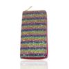 Nova Carteira Longa de PU com Lantejoulas Coloridas Degradê a Laser 463 Carteira Clutch Arco-Íris Fabricante Atacado Escalada