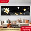 Luz luxo restaurante pintura decorativa sofá fundo pintura de parede americano moderno simples quarto pintura flor de lótus 2265