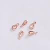 Preservação de cor 14K Ouro Universal Pingente Fivela Latão Micro-incrustado Zircon Jóias Fivela Acessórios DIY Colar Artesanal Melão Fivela