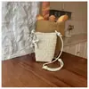 Elegante Mini Bolso Cruzado Tejido para Teléfono para Mujer, Nuevo Verano 2026 Bolso de Hombro Sencillo y Ligero