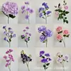 Flores Artificiales para Boda Colección Morada Serie Salón de Bodas Jardín Monet Arco Exterior Muro de Flores Estudio Fotográfico Floral Paisajismo