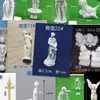 Wx Maquete Arquitetônica Mesa de Areia Escultura Artística Fontes Figuras Animais com Paisagem Ornamentos de Cena de Praça de Jardim Europeu