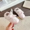 Tênis Fashion Infantil 2026 Primavera Novo Estilo Meninas Fofo Fashion Solado Macio Pequena Estampa Floral Casual Cor Sólida Tênis de Corrida