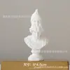 Mini enfeites estudante de arte esboço resina imitação gesso artesanato tridimensional joias de mesa decoração trompete atacado