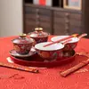 Juego de Tazas de Té para Boca Cambia Color Esmalte Boda Tazón Feliz Par de Tazas para Pareja de Recién Casados Suministros Domésticos para Acompañar Bodas