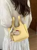 Bolso de Mano Tipo Cubo Simple y Versátil de Comercio Exterior para Mujer, Textura de Alta Gama, Lujo Ligero, de Nicho, Moderno, Bolso de Hombro Único Cruzado