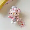 Colgante de Peluche Hello Kitty Gato Año Nuevo Kt Colgante para Bolso Decoración Navideña Adorno Navideño Decoración