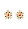 Set de aretes navideños para mujer, aretes de campana roja, árbol de Navidad, copos de nieve europeos y americanos, alce, muleta, cruz, nuevos accesorios transfronterizos