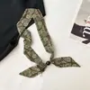 Bufanda de Seda con Patrón de Anacardo Retro y Cuentas Collar Cadena Larga Apilada para Suéter Accesorios de Atuendo de Viaje para Mujer de Sichuan