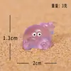Micro-paisagem criativa caranguejo eremita do oceano que brilha no escuro figuras fofas decorações DIY acessórios de cápsula surpresa mini enfeites de mesa