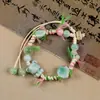 Pulsera tejida a mano estilo chino nuevo de Jingdezhen, fresca, animal de dibujos animados, linda cuerda de mano, disponible al por mayor para dropshipping