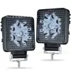 Luz LED de Trabajo para Coche 27W 9 LEDs Vehículo Todoterreno Luz Modificada Faro de Motocicleta Luz de Inspección Luz Auxiliar Foco