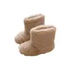 Botas Curtas de Pelúcia para Meninas 2026 Inverno Novas Botas Infantis Algodão de Duas Camadas com Pelúcia Botas de Algodão Sapatos de Algodão Botas de Princesa para Meninas Tendência