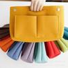 Nuevo Bolso Cosmético de Fieltro Bolso de Mano Multifuncional Simple y a la Moda Multicapa de Gran Capacidad Bolsa de Almacenamiento de Protección Ambiental