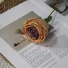 Ramo Único de Rosa de Princesa Rosa Artificial Rosa Grande Forma de Paisajismo de Ingeniería Arreglo de Salón de Bodas Jarrón Arreglo Floral