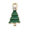 140 Desenhos animados Óleo Gota Liga Santa Elk Árvore Floco de Neve DIY Brincos Pulseira Pingente Jóias Acessórios