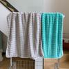Toalla de playa absorbente para natación, dormitorio, moda, terciopelo de burbujas, toalla de baño para parejas, conjunto de tres piezas, gruesa, cálida, sin pelo
