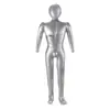 Maniquí Inflable Accesorios PVC Gris Plegable Portátil Maniquí Parte Superior del Cuerpo Parte Inferior del Cuerpo Cuerpo Completo Modelo de Ropa