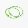 Anillo de Alambre de Acero Pintado de Colores al por Mayor Accesorios para Llaveros DIY Llavero Metálico de Dibujos Animados Llavero de Cuerda Grande Listo para la Venta