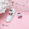 Joia de unha de gatinho hellokitty fofa decoração de unha Sanrio gelo transparente brilho fino unha diy usar unha