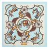 Bufanda cuadrada pequeña profesional de 60 cm x 60 cm con diseño de flores de carruaje de seda de imitación para mujer coreana