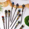 Doce Constelaciones Piedra Rodante de Cristal Natural Accesorios para Pasadores Varita de Hada de Cristal Accesorios de Bastón Mágico Festivo Transfronterizo