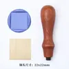 Cabeza de Cobre en Blanco para Sello de Cera con Mango de Palo de Rosa, en Stock, Cabeza de Sello en Blanco para Exportación, Material para Sello de Cera